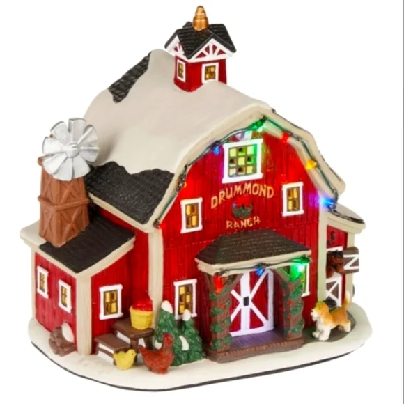 HTF Retired ❄️ New Pioneer Woman Christmas Village Decoration. Drummond Ranch
